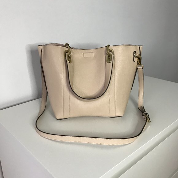Calvin Klein Light Nude Shoulder/Tote Bag - Picture 2 of 9